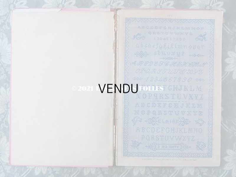 画像5: 19世紀末 アンティーク クロスステッチ & モノグラムの刺繍図案帳 MANUELE DE MARQUES ET BRODERIES N 194 - N.ALEXANDRE&CIE -