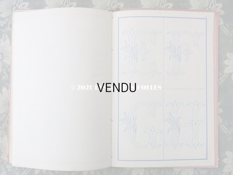 画像13: 19世紀末 アンティーク クロスステッチ & モノグラムの刺繍図案帳 MANUELE DE MARQUES ET BRODERIES N 194 - N.ALEXANDRE&CIE -
