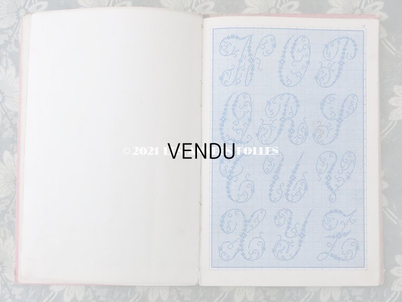 画像11: 19世紀末 アンティーク クロスステッチ & モノグラムの刺繍図案帳 MANUELE DE MARQUES ET BRODERIES N 194 - N.ALEXANDRE&CIE -