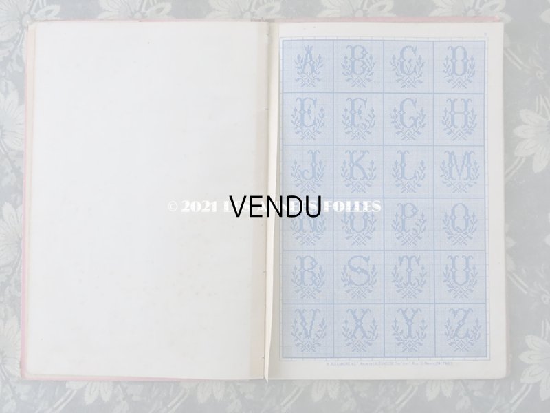 画像9: 19世紀末 アンティーク クロスステッチ & モノグラムの刺繍図案帳 MANUELE DE MARQUES ET BRODERIES N 194 - N.ALEXANDRE&CIE -