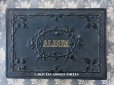 画像1: 19世紀　アンティーク 薔薇模様の黒いアルバム ALBUM  (1)
