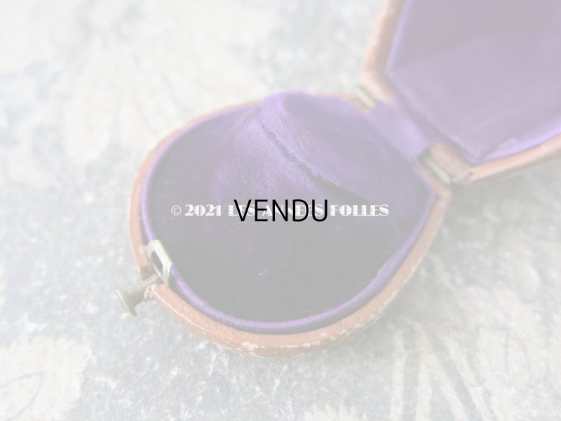 画像6: 19世紀 アンティーク本革製 ジュエリーボックス リングケース ブラウン