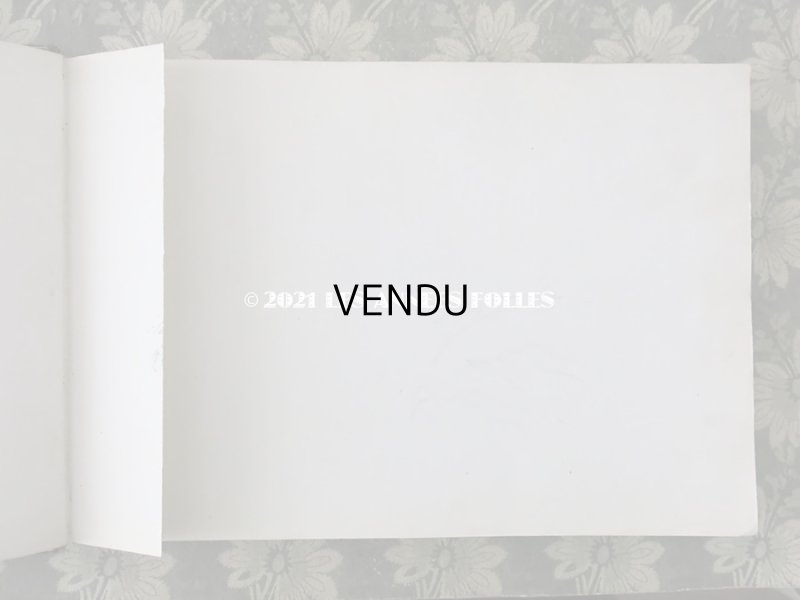 画像4: 19世紀 アンティーク 薔薇模様の黒いアルバム ALBUM