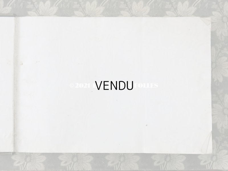 画像3: 19世紀 アンティーク 薔薇模様の黒いアルバム ALBUM