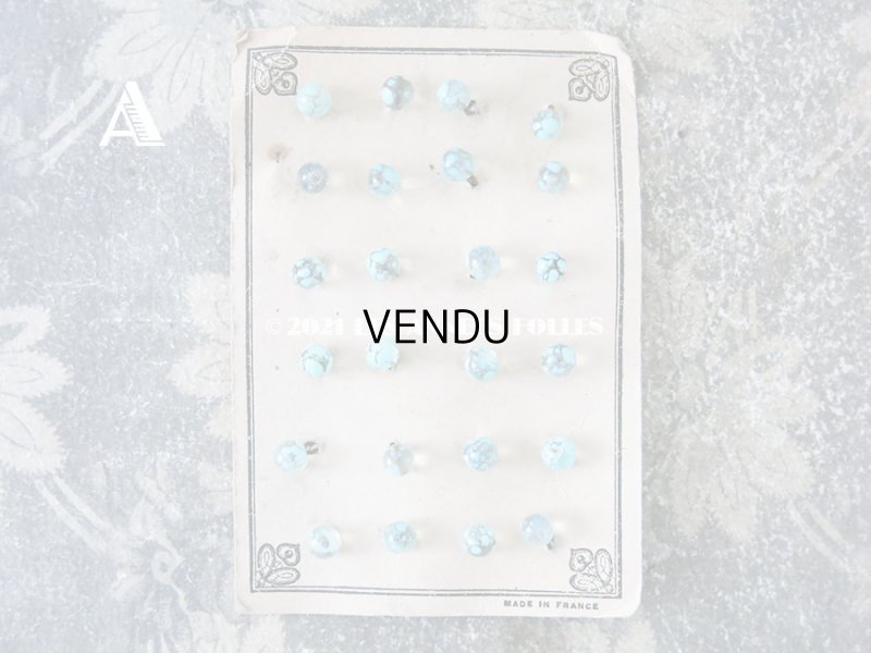 画像4: アンティーク ドール用　極小 6〜7mm ベネチアングラスのボタン 