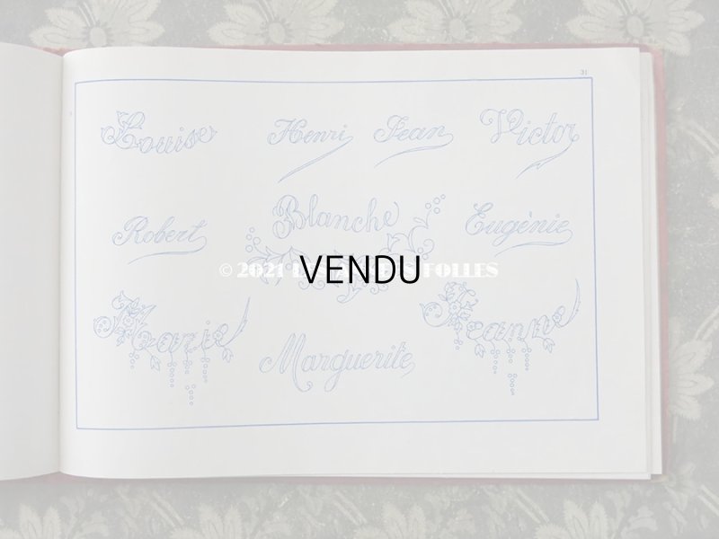 画像14: アンティーク クロスステッチ & モノグラム & クロシェ & ギピュールの刺繍とレースの図案帳 ALBUM DE MARQUES & BRODERIES CROCHET GUIPURE RENAISSANCE