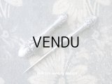 1900年代 アンティーク シルバー製 鳥＆薔薇 目打ち & ニードルケース 裁縫道具