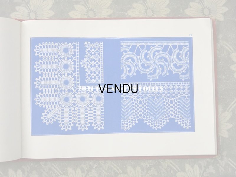画像9: アンティーク クロスステッチ & モノグラム & クロシェ & ギピュールの刺繍とレースの図案帳 ALBUM DE MARQUES & BRODERIES CROCHET GUIPURE RENAISSANCE