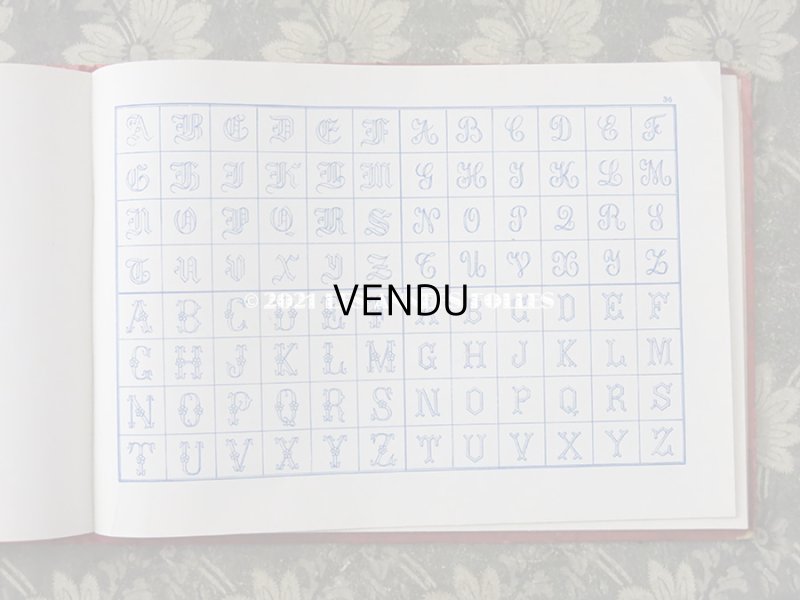 画像15: アンティーク クロスステッチ & モノグラム & クロシェ & ギピュールの刺繍とレースの図案帳 ALBUM DE MARQUES & BRODERIES CROCHET GUIPURE RENAISSANCE