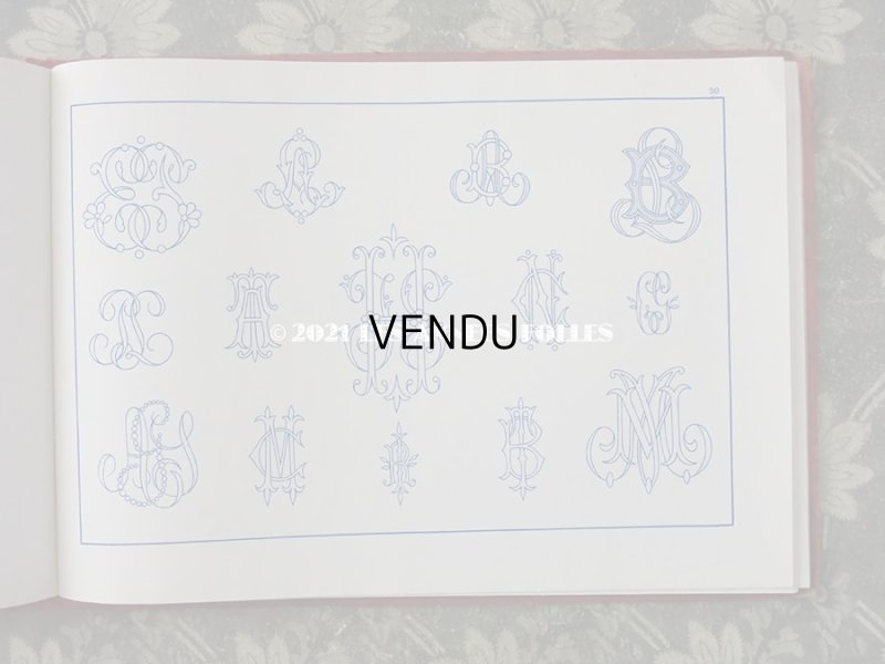 画像13: アンティーク クロスステッチ & モノグラム & クロシェ & ギピュールの刺繍とレースの図案帳 ALBUM DE MARQUES & BRODERIES CROCHET GUIPURE RENAISSANCE