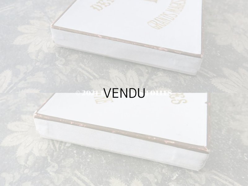 画像6: アンティーク ルーブル百貨店のレース箱 DENTELLES - AU LOUVRE PARIS -