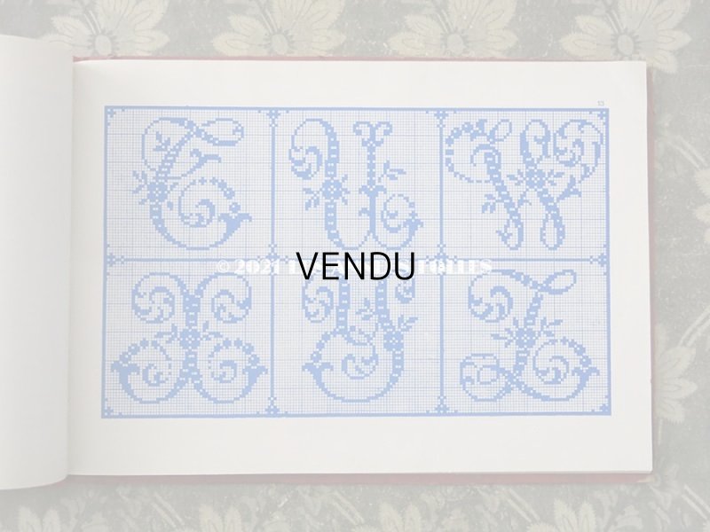 画像6: アンティーク クロスステッチ & モノグラム & クロシェ & ギピュールの刺繍とレースの図案帳 ALBUM DE MARQUES & BRODERIES CROCHET GUIPURE RENAISSANCE