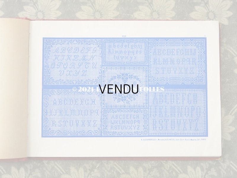 画像4: アンティーク クロスステッチ & モノグラム & クロシェ & ギピュールの刺繍とレースの図案帳 ALBUM DE MARQUES & BRODERIES CROCHET GUIPURE RENAISSANCE