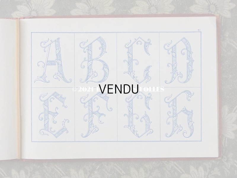 画像18: アンティーク クロスステッチ & モノグラム & クロシェ & ギピュールの刺繍とレースの図案帳 ALBUM DE MARQUES & BRODERIES CROCHET GUIPURE RENAISSANCE