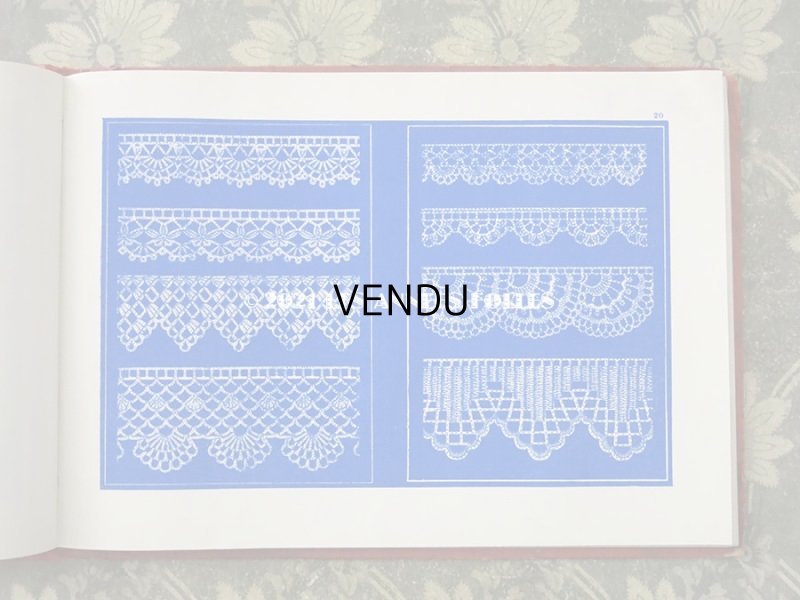 画像8: アンティーク クロスステッチ & モノグラム & クロシェ & ギピュールの刺繍とレースの図案帳 ALBUM DE MARQUES & BRODERIES CROCHET GUIPURE RENAISSANCE