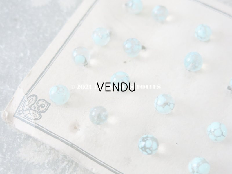 画像5: アンティーク ドール用　極小 6〜7mm ベネチアングラスのボタン 