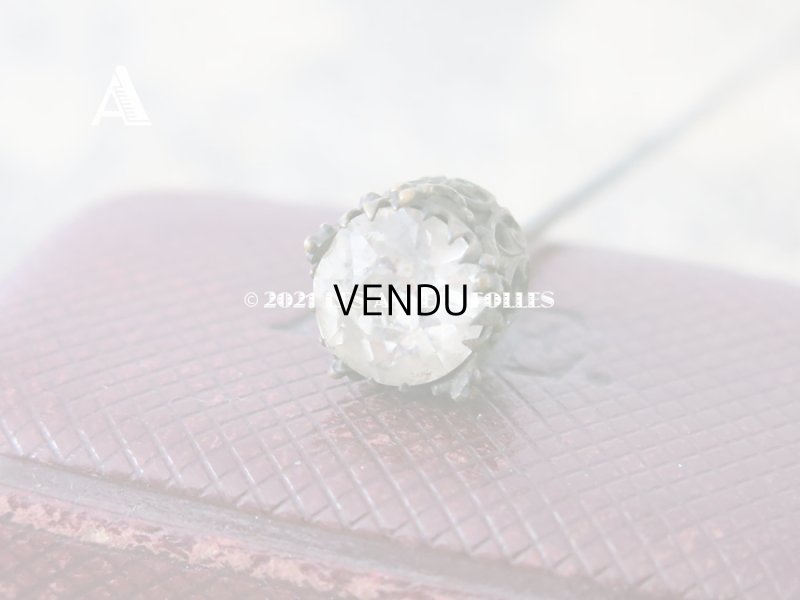 画像4: 19世紀 アンティーク　ビーズ刺繍のハットピン & カットグラスのハットピン 