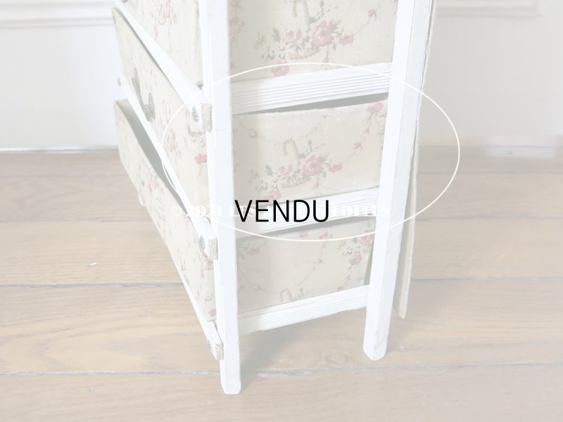 画像14: 【セール対象外】 1900年代 アンティーク カルトナージュチェスト 薔薇の花かご ローズバスケット