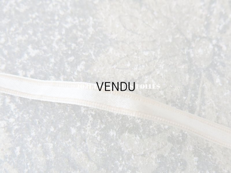 画像6: 1900年代 アンティーク シルク製 極細 5.5mm幅 サテンリボン パウダーブルーグリーン 3m