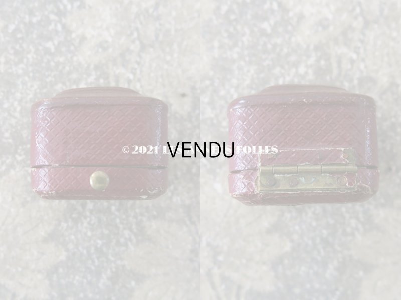 画像5: 19世紀 アンティーク ジュエリーボックス リングケース ボルドー