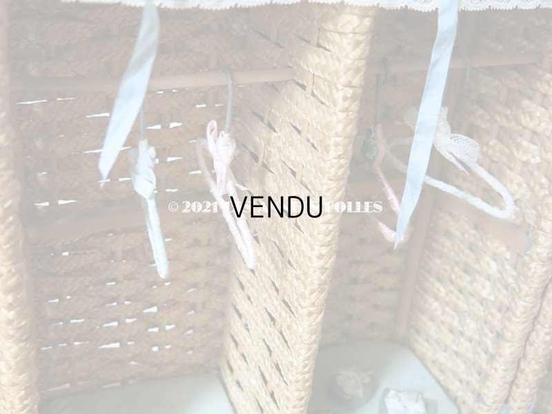 画像13: アンティーク  ドール付き プレゼンテーション パニエ