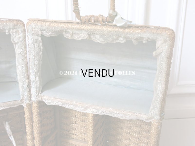 画像8: アンティーク  ドール付き プレゼンテーション パニエ