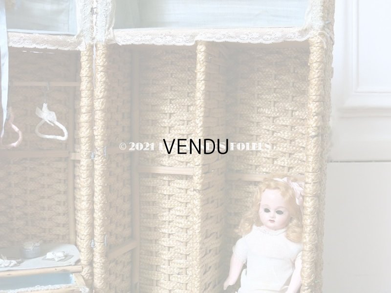 画像9: アンティーク  ドール付き プレゼンテーション パニエ