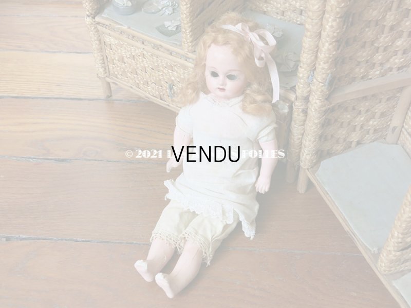 画像18: アンティーク  ドール付き プレゼンテーション パニエ