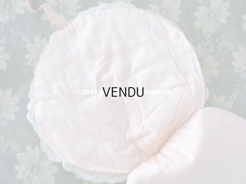 画像11: アンティーク パウダーピンクの薔薇のハンキーケース ポシェット