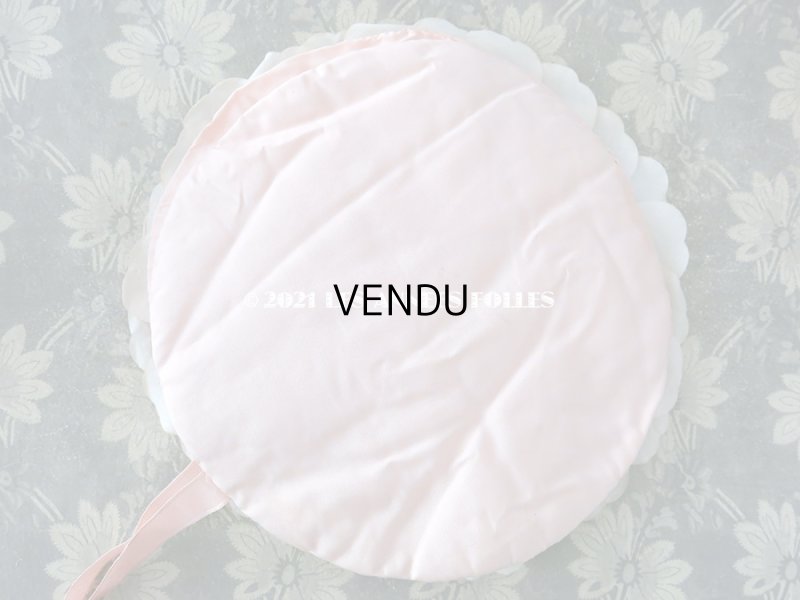 画像10: アンティーク パウダーピンクの薔薇のハンキーケース ポシェット