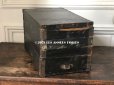 画像2: 19世紀末 アンティーク 帽子店の木箱のセット 黒 4段 (2)