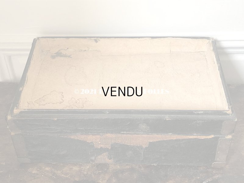 画像8: 19世紀末 アンティーク 帽子店の木箱のセット 黒 4段