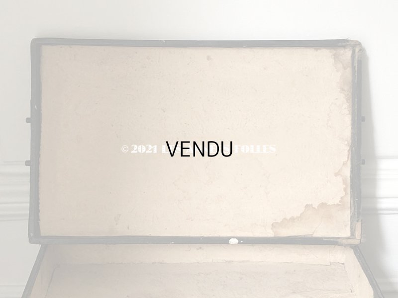 画像10: 19世紀末 アンティーク 帽子店の木箱のセット 黒 4段