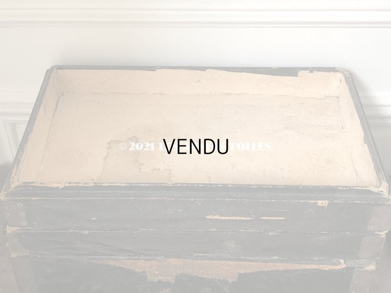 画像7: 19世紀末 アンティーク 帽子店の木箱のセット 黒 4段