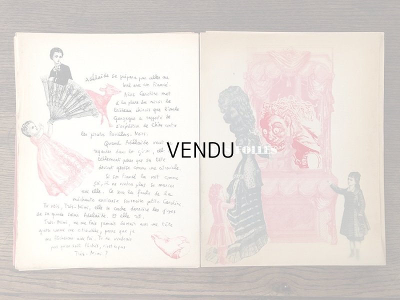 画像10: 1954年 限定本 シリアルナンバー付き アンティーク 子供用遊べる絵本 LA FAMILLE QUATRE CENTS COUPS - CRAUDE ROY -