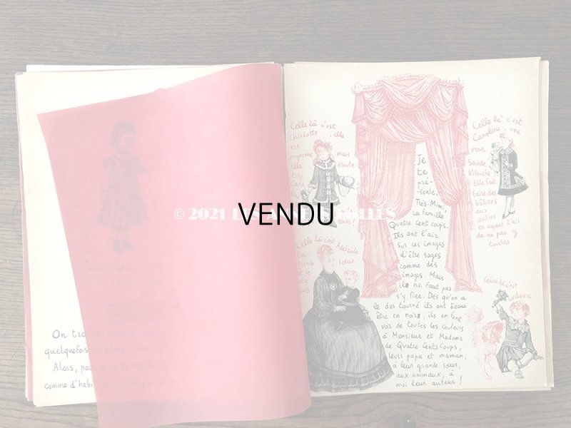 画像8: 1954年 限定本 シリアルナンバー付き アンティーク 子供用遊べる絵本 LA FAMILLE QUATRE CENTS COUPS - CRAUDE ROY -