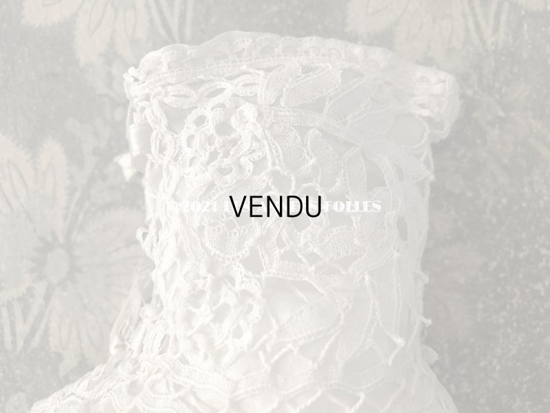 画像5: 1900年代 アンティーク デュシェスレース ベビー用シューズ  パウダーグリーンのシルクリボン