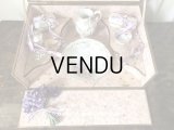 1900年代 アンティーク 子供用玩具 薔薇のトワレットセット菫のブーケ付き