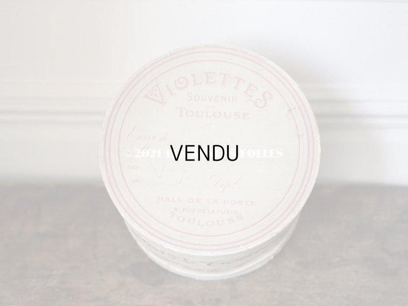 画像7: アンティーク  菫の郵送用 紙箱 ピンク VIOLETTES DE TOULOUSE