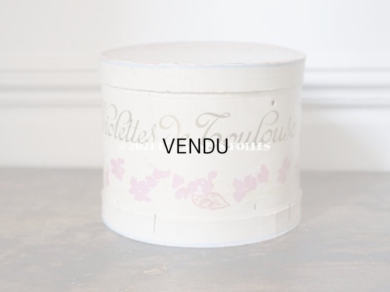 画像3: アンティーク  菫の郵送用 紙箱 ピンク VIOLETTES DE TOULOUSE