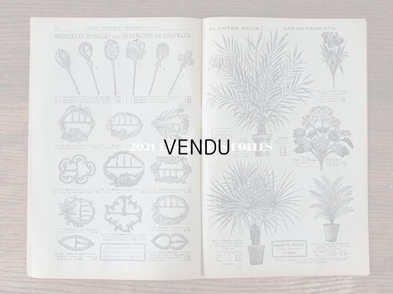 画像9: アンティーク プランタン百貨店のカタログ　布花＆フェザー＆帽子 CATALOGUE SPECIAL DE FLEURS, PLUMES & CHAPEAUX - GRANDS MAGASOINS DU PRINTEMPS - 