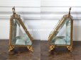 画像4: アンティーク 懐中時計 & ジュエリーボックス パウダーブルーのシルク製クッション
