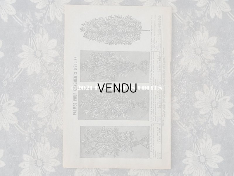 画像2: アンティーク プランタン百貨店のカタログ　布花＆フェザー＆帽子 CATALOGUE SPECIAL DE FLEURS, PLUMES & CHAPEAUX - GRANDS MAGASOINS DU PRINTEMPS - 