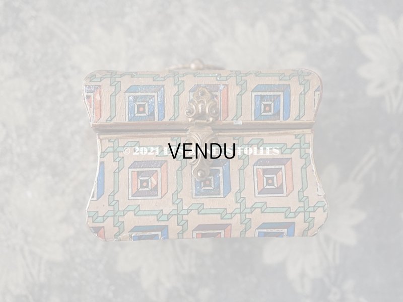 画像11: 19世紀 アンティーク ナポレオン3世時代 チョコレートボックス 小さなお菓子箱 レースペーパー付