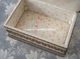 画像7: アンティーク ロココトリム付き　花模様のボックス