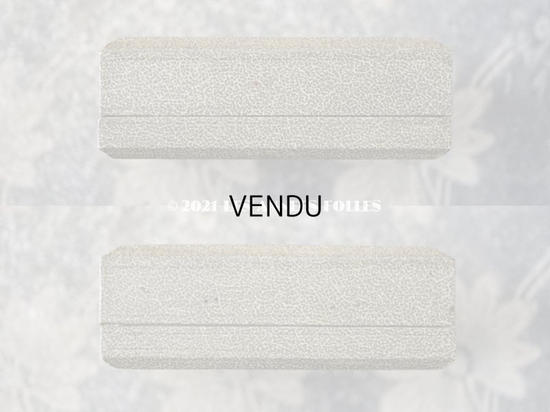 画像9: アンティーク 金彩入り ジュエリーボックス  オリーブグリーン イニシャル入り