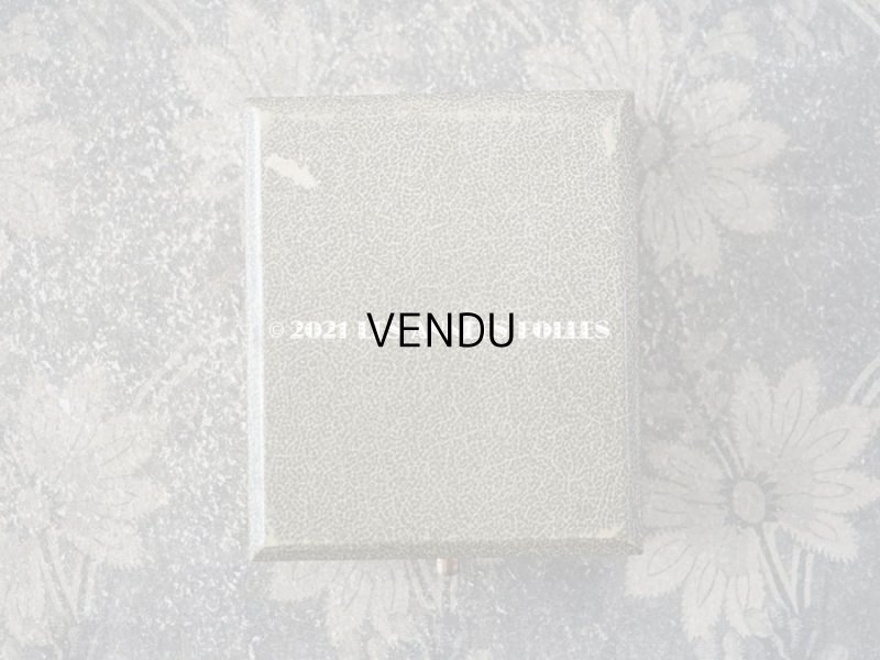 画像3: アンティーク 金彩入り ジュエリーボックス  オリーブグリーン イニシャル入り