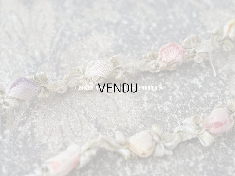 画像5: アンティーク 5色の薔薇のロココトリム  ロココリボン 60cm