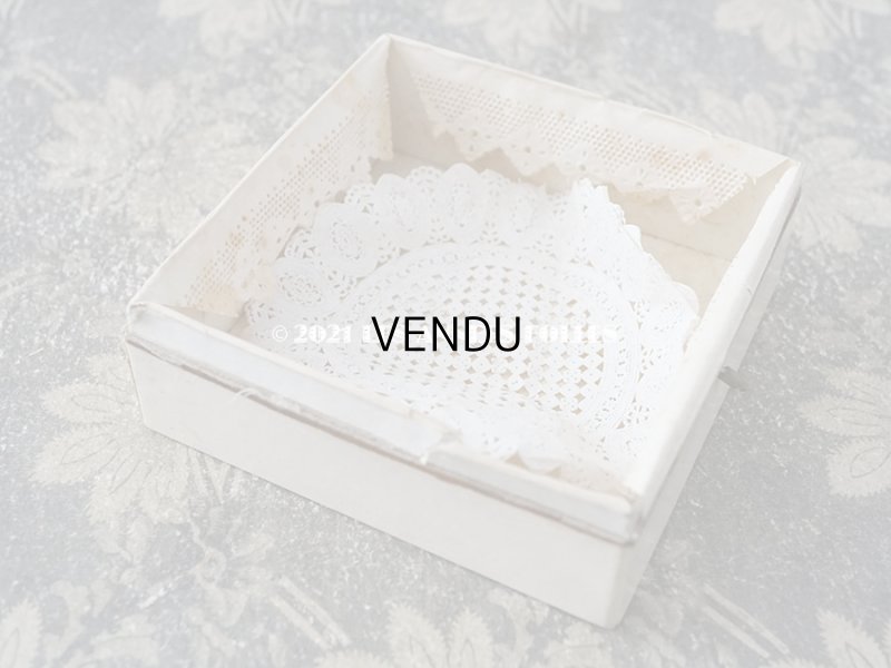 画像14: 19世紀 アンティーク ナポレオン3世時代 チョコレートボックス パウダーピンク お菓子箱 レースペーパー付