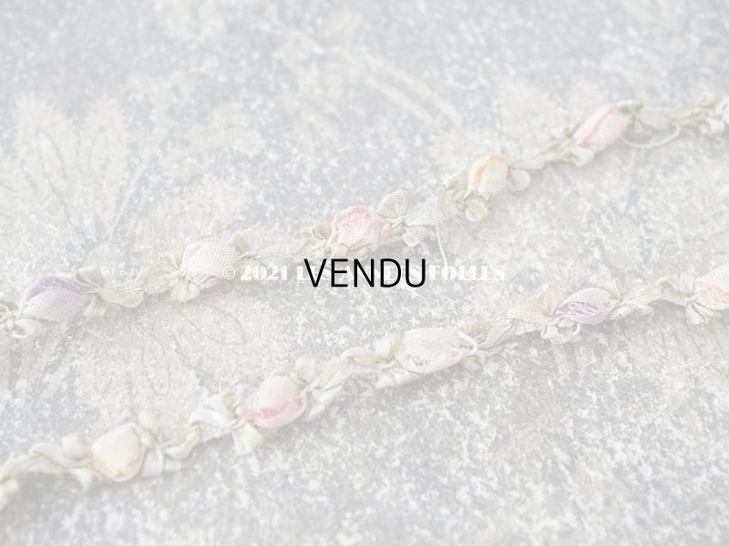 画像3: アンティーク 5色の薔薇のロココトリム  ロココリボン 60cm
